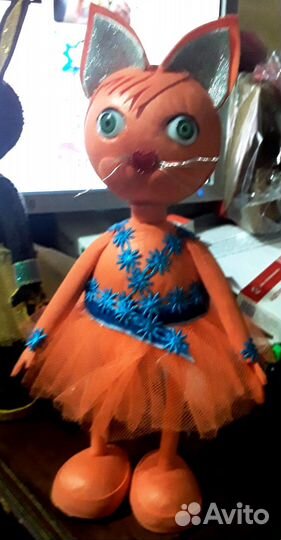 Куклы зайки И кошечки - ручной работы