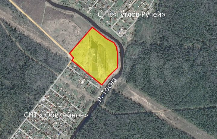 Участок 6,93 га (СНТ, ДНП)