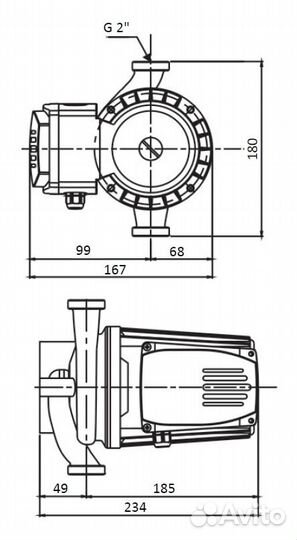 Насос циркуляционный Shinhoo basic 32-12 180 1x230V