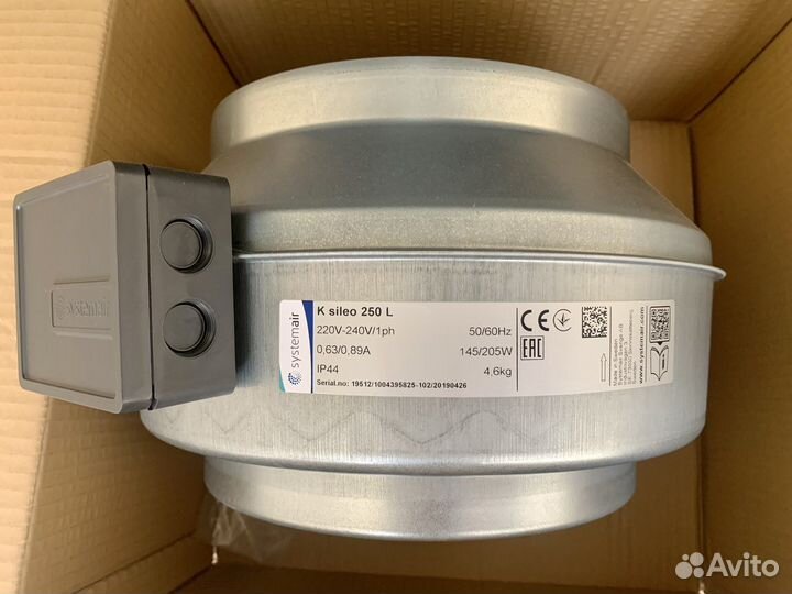 Вентилятор канальный Sistemair K Sileo