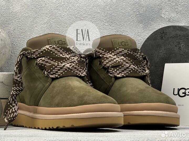 Мужские и женские ботинки UGG neumel green suede