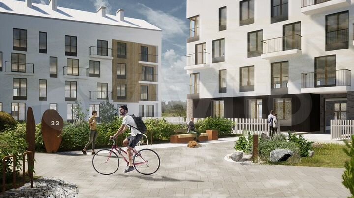 1-к. квартира, 40,4 м², 1/4 эт.