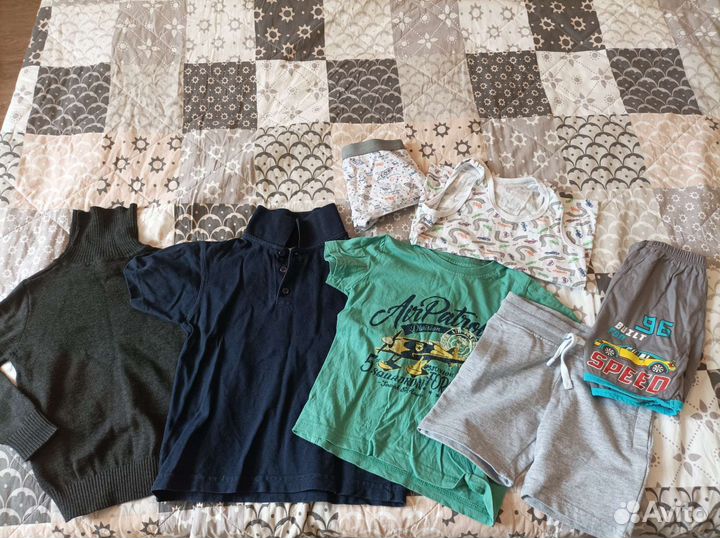 Вещи пакетом для мальчика 110-116
