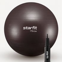 Фитбол Starfit GB-111 75 см, с насосом, кофейный