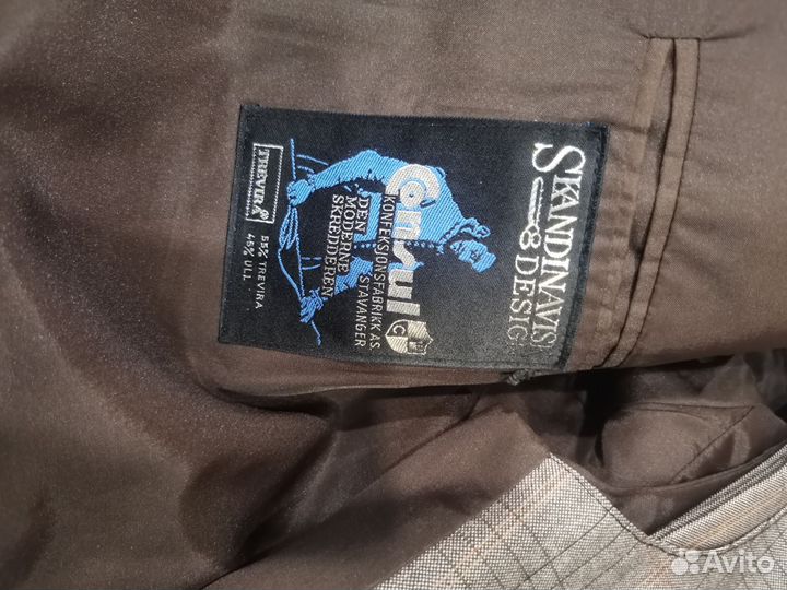 Мужской костюм тройка бу