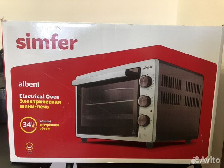 Электрическая мини-печь Simfer M3402 новая