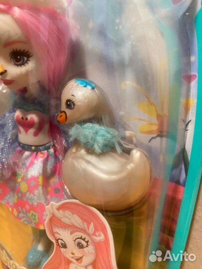 Энчантималс Enchantimals лебедь новая