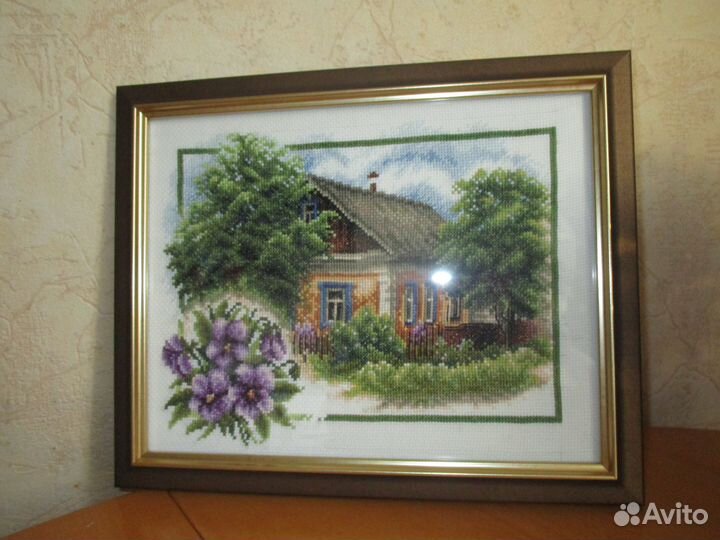 Картины вышитые крестиком