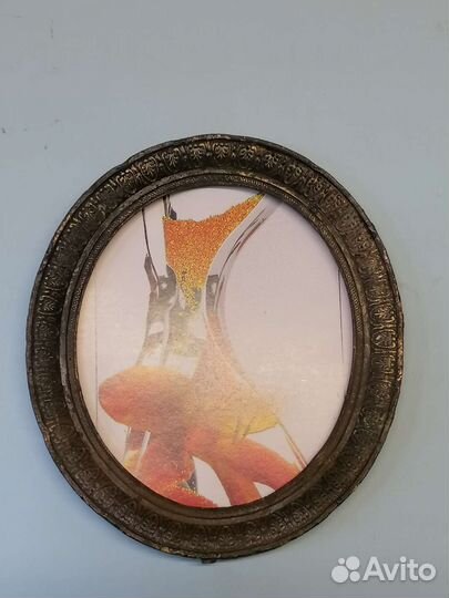 Рамка для фото винтаж металл