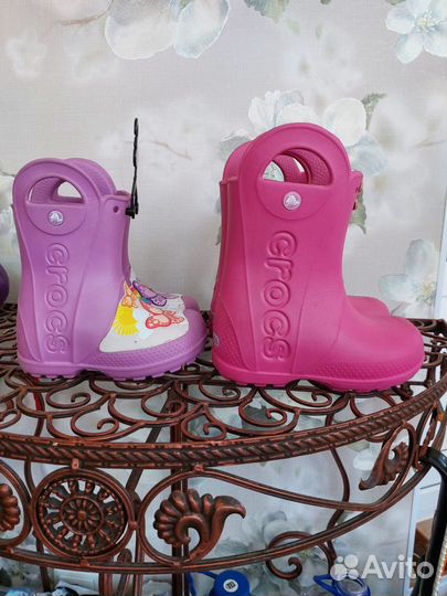 Crocs сапоги c8, с11