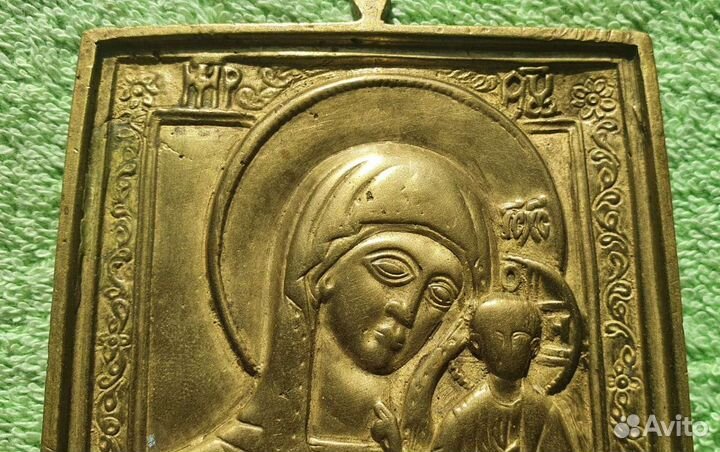 Икона Казанская Божия Матерь, 19 век Россия