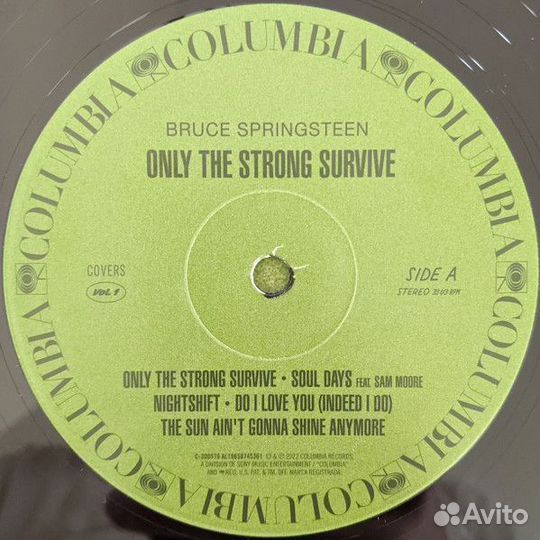 Винил Bruce Springsteen – Only The Strong Survive