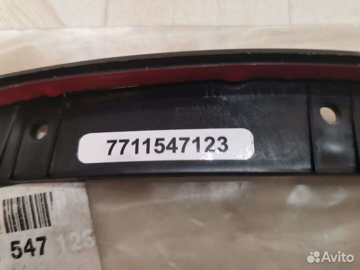 Renault sandero Молдинг заднего бампера левый