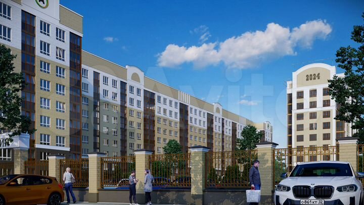 1-к. квартира, 43,8 м², 8/9 эт.