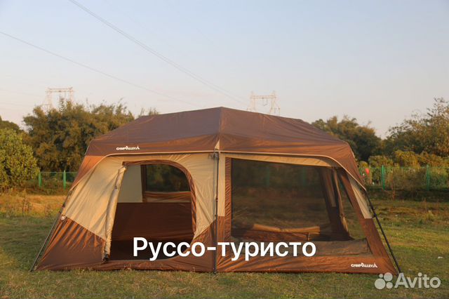 Палатка автомат 1111 Campvalley Корея с LED лампой