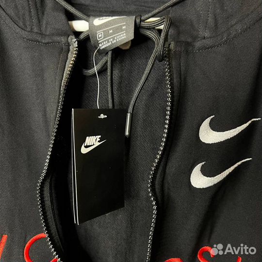 Зип худи nike swoosh (оригинальное качество)