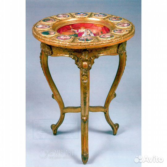 Антикварный стол, посв. Наполеону (19 в.) 74х55