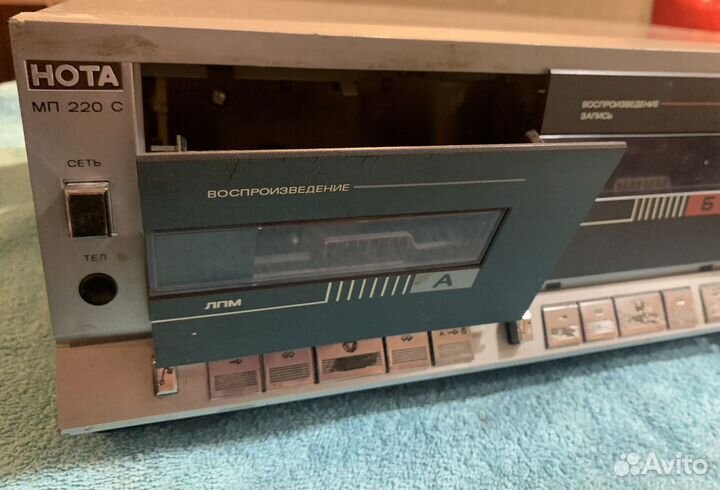 Усилитель, двухкассетный магнитофон