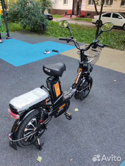 Электровелосипед Virus Turbo S Black 60v20Ah