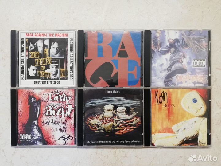 CD диски - Metal / Alternative / Rapcore - 24 шт