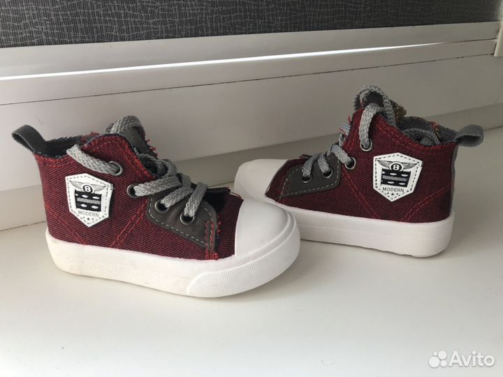 Кеды джинсовые