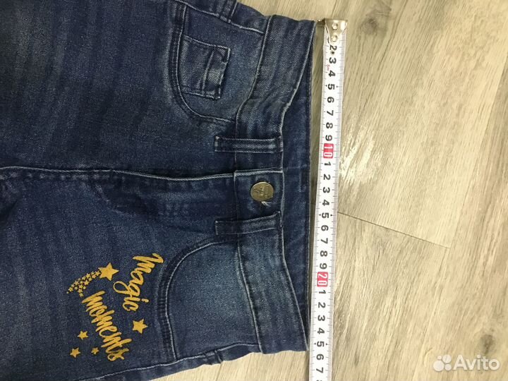 Джинсы для девочки 128