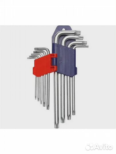 Набор ключей torx с отверстием 9шт WP222002