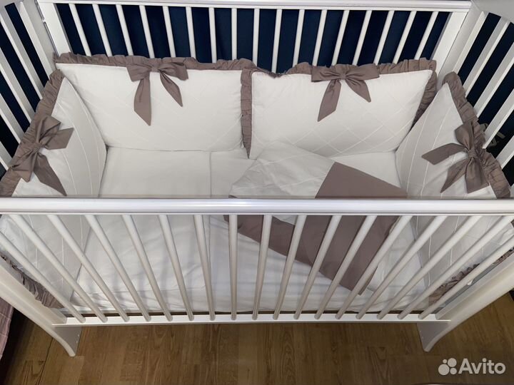 Комплект постельного белья в детскую кроватку