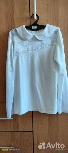 Блузка для девочки в школу 134