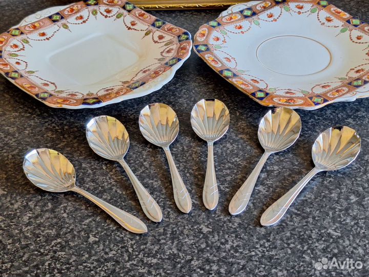 Ложки столовые 6 штук Англия