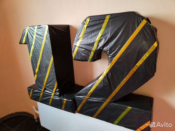 Цифры объемные