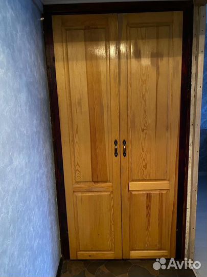 Двери с коробкой 2 полотна по 46 см