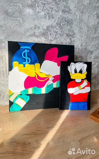 Интерьерная картина ручная работа на холсте