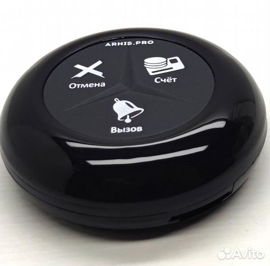 Кнопка вызова официанта Счет, Вызов, Отмена