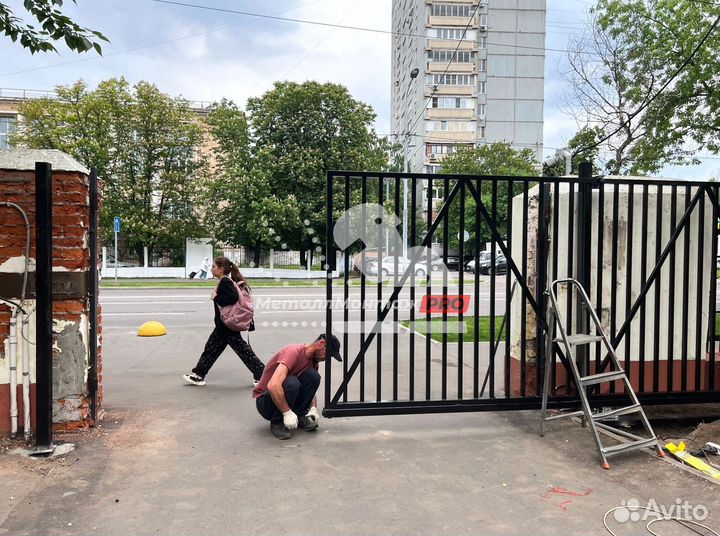 Автоматические откатные ворота