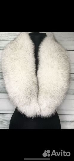 Воротник опушка из натурального меха