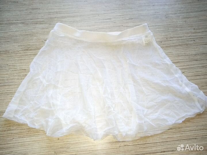 Купальник гимнастический белый для девочки