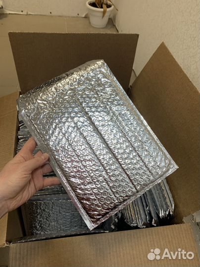 Конверты термо пакеты фальгированные пупырчатые