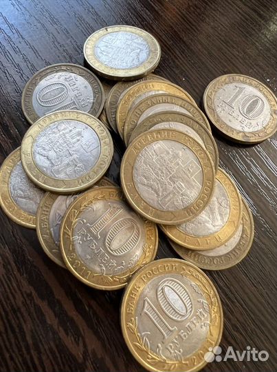 Юбилейные монеты 10 рублей