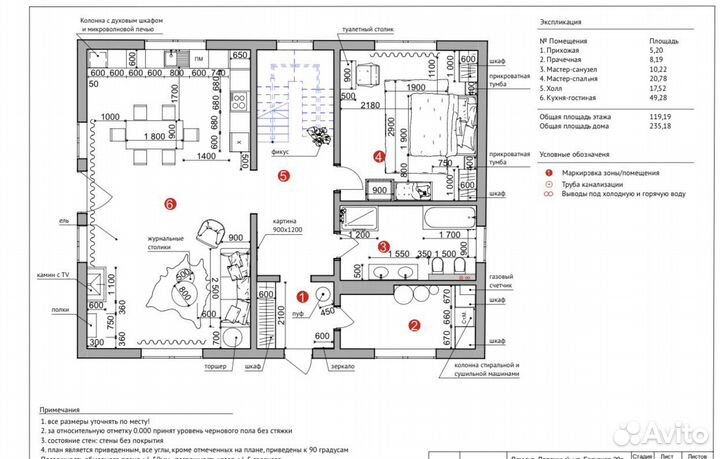 Дизайн Проект планировка+электрика
