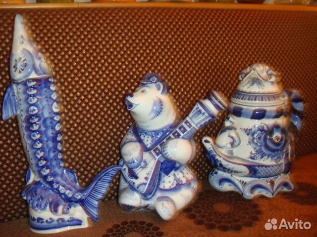 Посуда гжель