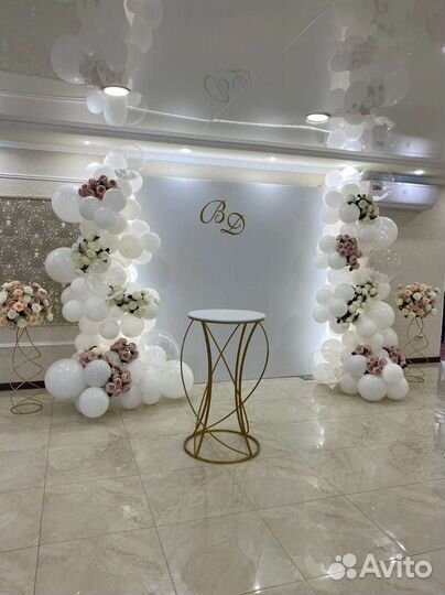 Фотозона выпускной свадьба юбилей шары