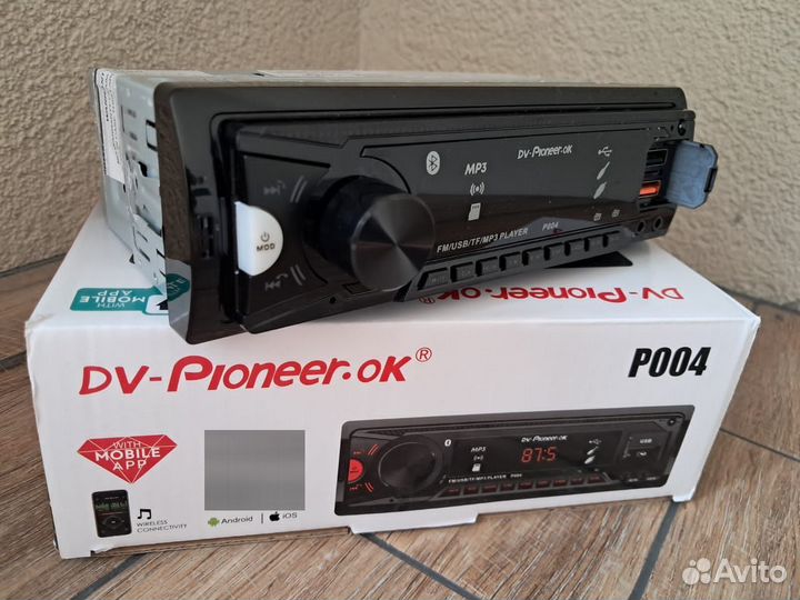 Автомагнитола Pioneer Ok 1 Din Bluetooth