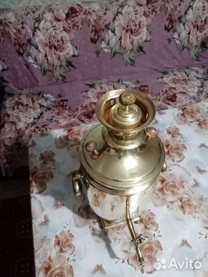 Самовар на дровах старинный