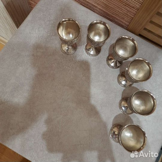 Рюмки серебрение