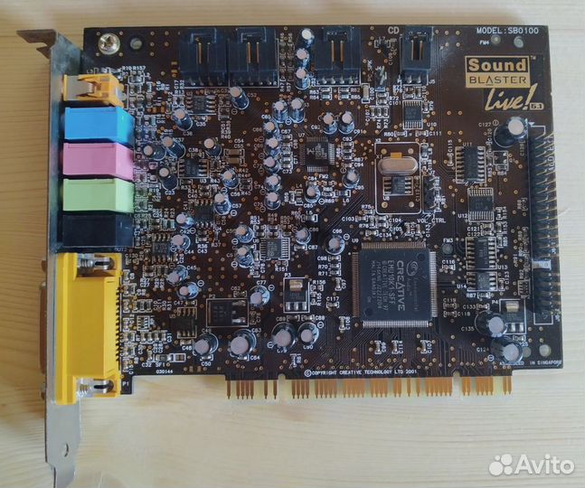 Аудиокарта карта Creative SB Live SB0100