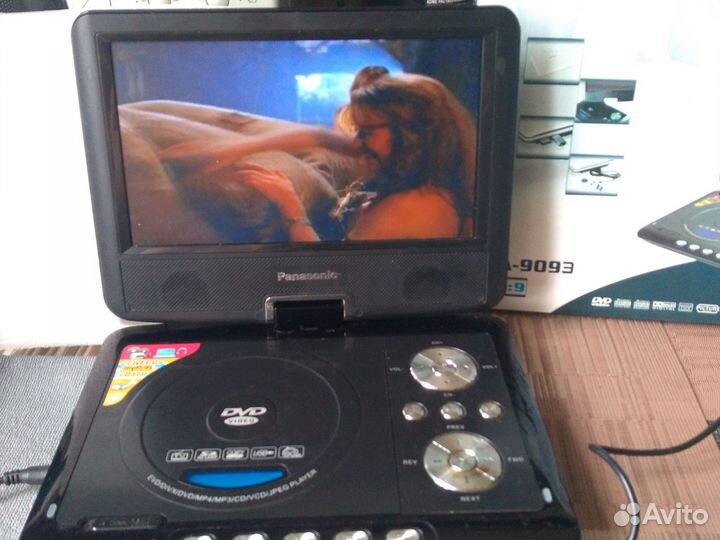 Портативный dvd плеер panasonic