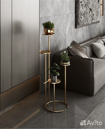 Стильная подставка для комнатных растений