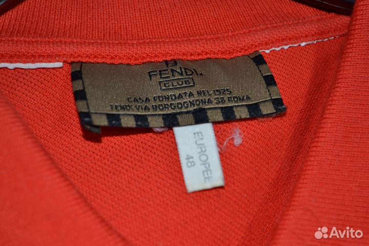 Fendi 48 M Zucca Поло Рубашка