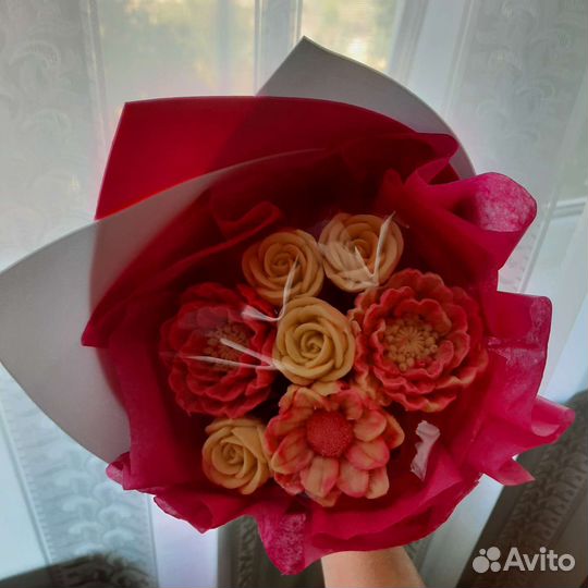 Шоколадные розы букет